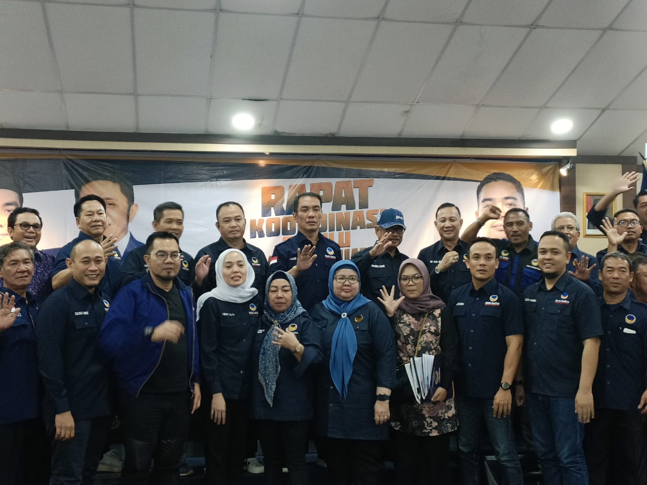 Rapat kordinasi bapilu wilayah Sumsel bersama pengurus DPW partai Nasdem Sumsel
