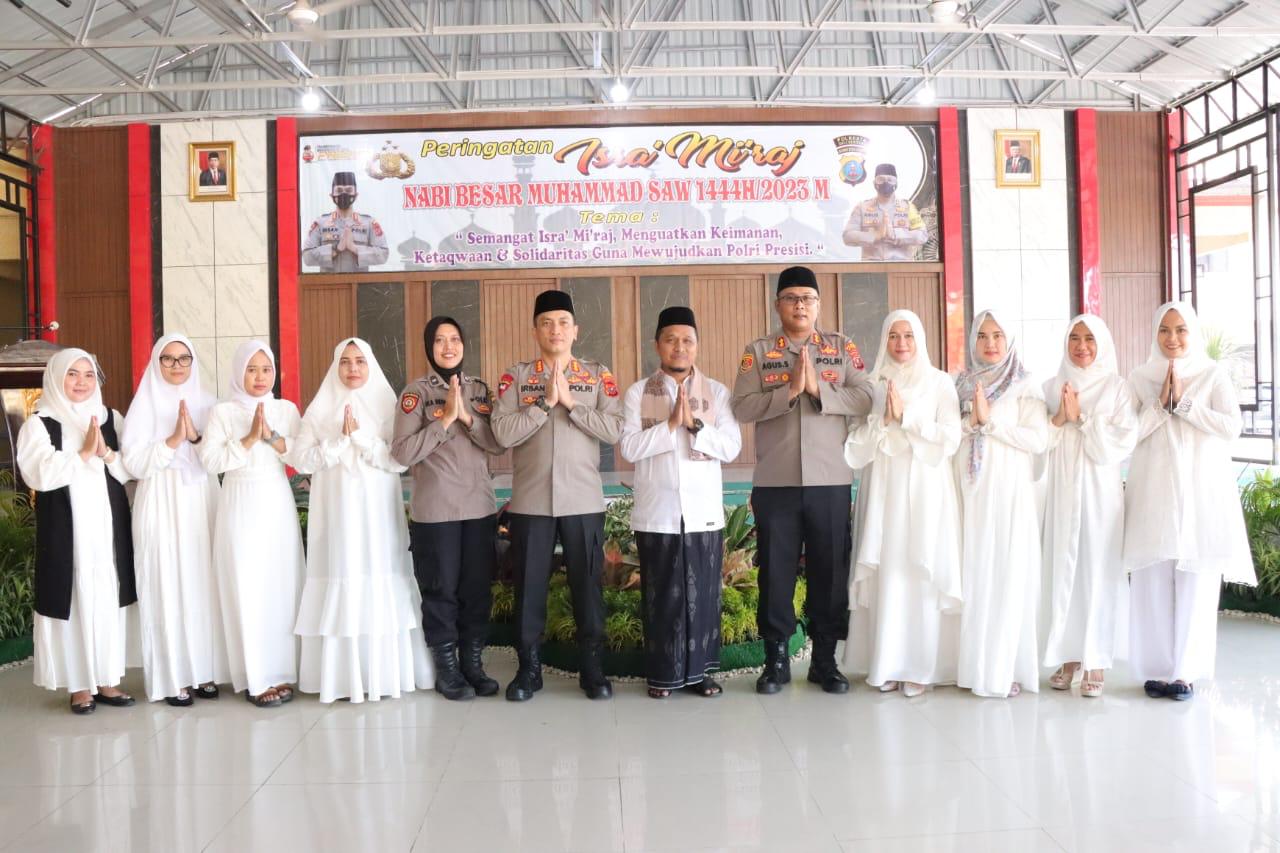 Polresta Deli Serdang Peringati Isra Mi’raj 1444 H/2023 M