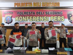 Kapolresta Deli Serdang Paparkan Kasus Pecabulan Dan Pembunuhan Anak Balita