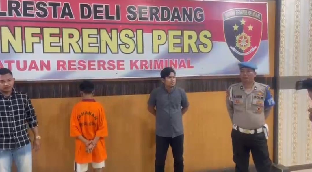 Kapolresta Deli Serdang Paparkan Kasus Pecabulan Dan Pembunuhan Anak Balita
