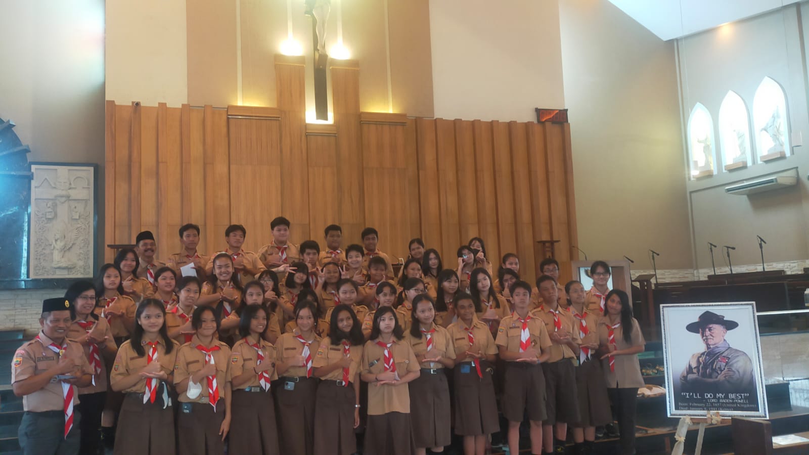 TKK MPK KaPal Peringati Hari Boden Powell ke-166 Melalui Gerakan Pramuka Mari Kita Ciptakan Dunia Yang Lebih Baik