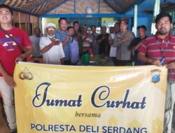 Dalam Rangka Jum’at Curhat, Polresta Deli Serdang Tampung Keluhan Warga