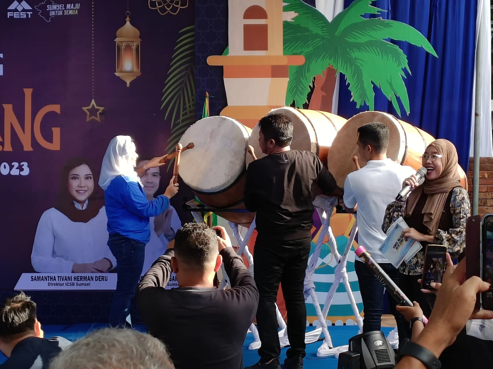 Mimin Festival bersama DPW IKAPPI Sumsel Gelar Pasar Beduq Seguntang