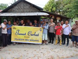 Polresta Deli Serdang Giat Program Jum’at Curhat