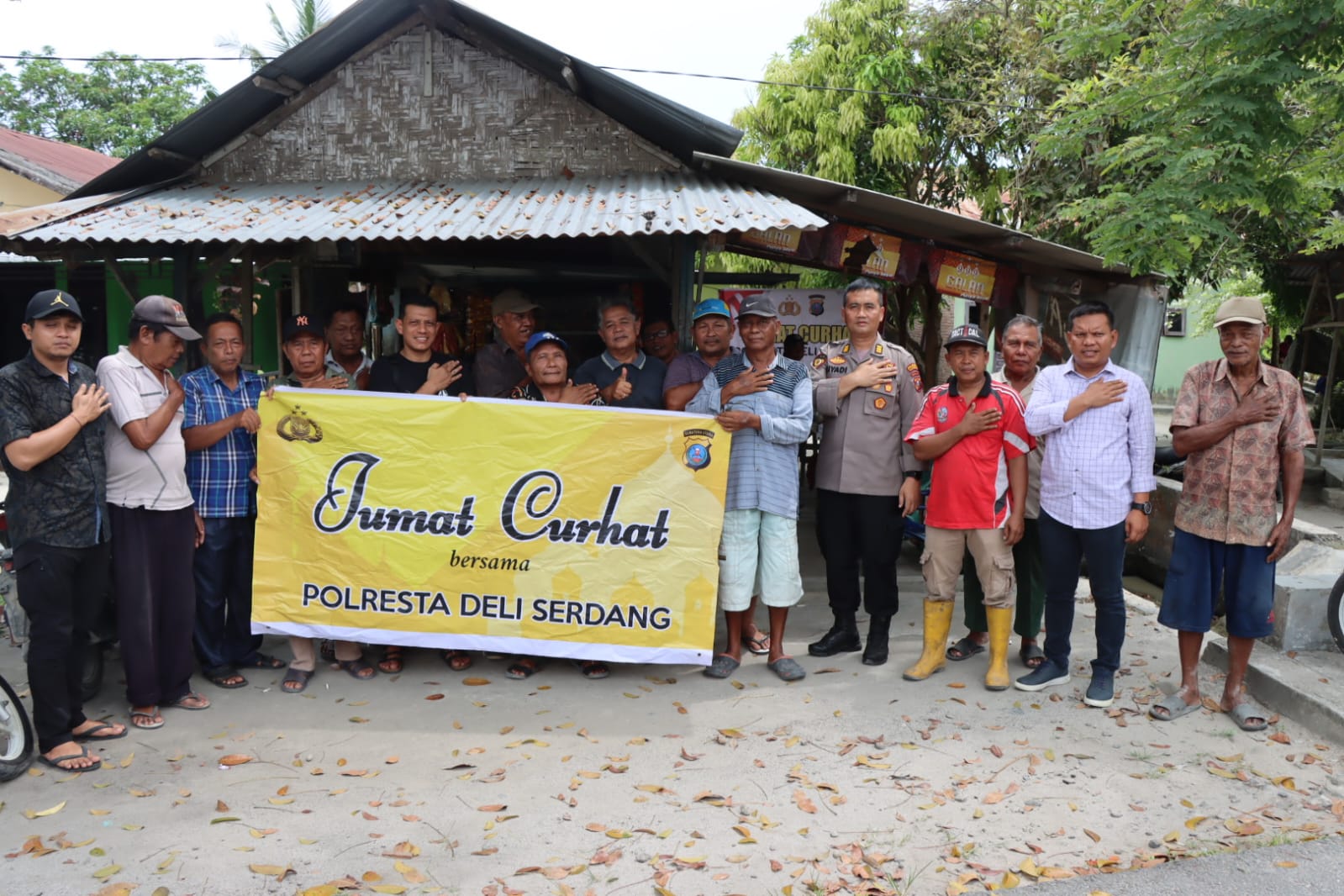 Polresta Deli Serdang Giat Program Jum'at Curhat