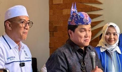 Erick Thohir Datang ke Rumah PAN Jatim, Ahmad Rizki Sadig Ketua DPW PAN Jatim: Suatu Kehormatan