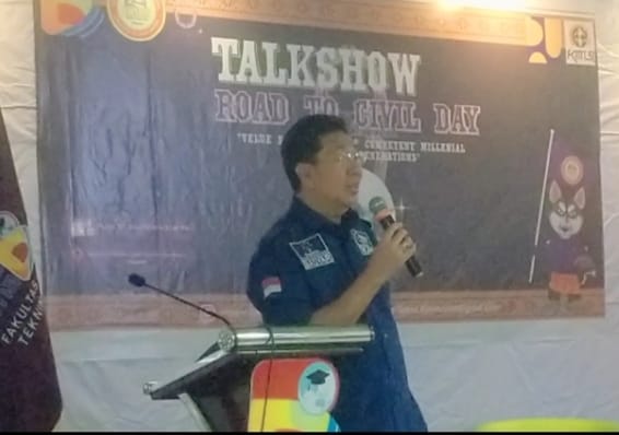 Anniversary Civil ke-8 Himpunan Mahasiswa Sipil UBD Gelar Talkshow Enggenering Bersama Kadis Perkim Sumsel