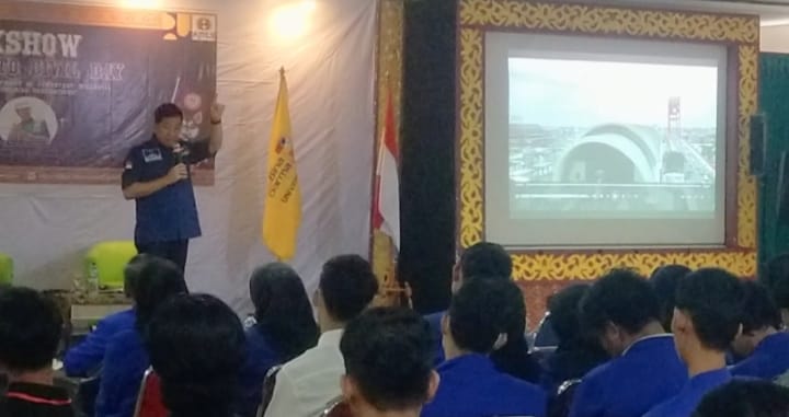 Anniversary Civil ke-8 Himpunan Mahasiswa Sipil UBD Gelar Talkshow Enggenering Bersama Kadis Perkim Sumsel Anniversary Civil ke-8 Himpunan Mahasiswa Sipil UBD Gelar Talkshow Enggenering Bersama Kadis Perkim Sumsel