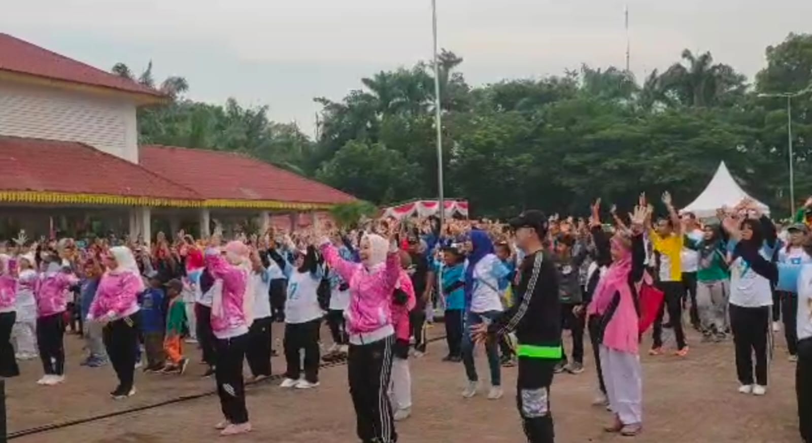 Polresta Deli Serdang Dan Pemkab Deli Serdang Gelar Olahraga Bersama