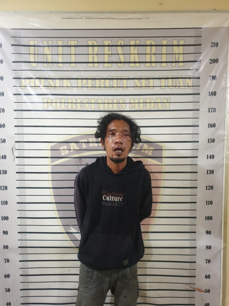 Unit Reskrim Polsek Sei Tuan Amankan Pria Mabuk