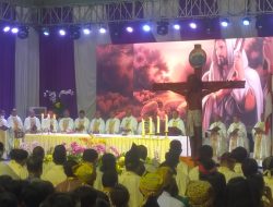 Harap Mgr Yohanes Harun : OMK Untuk Bangga, Cinta Pancasila dan UUD 1945