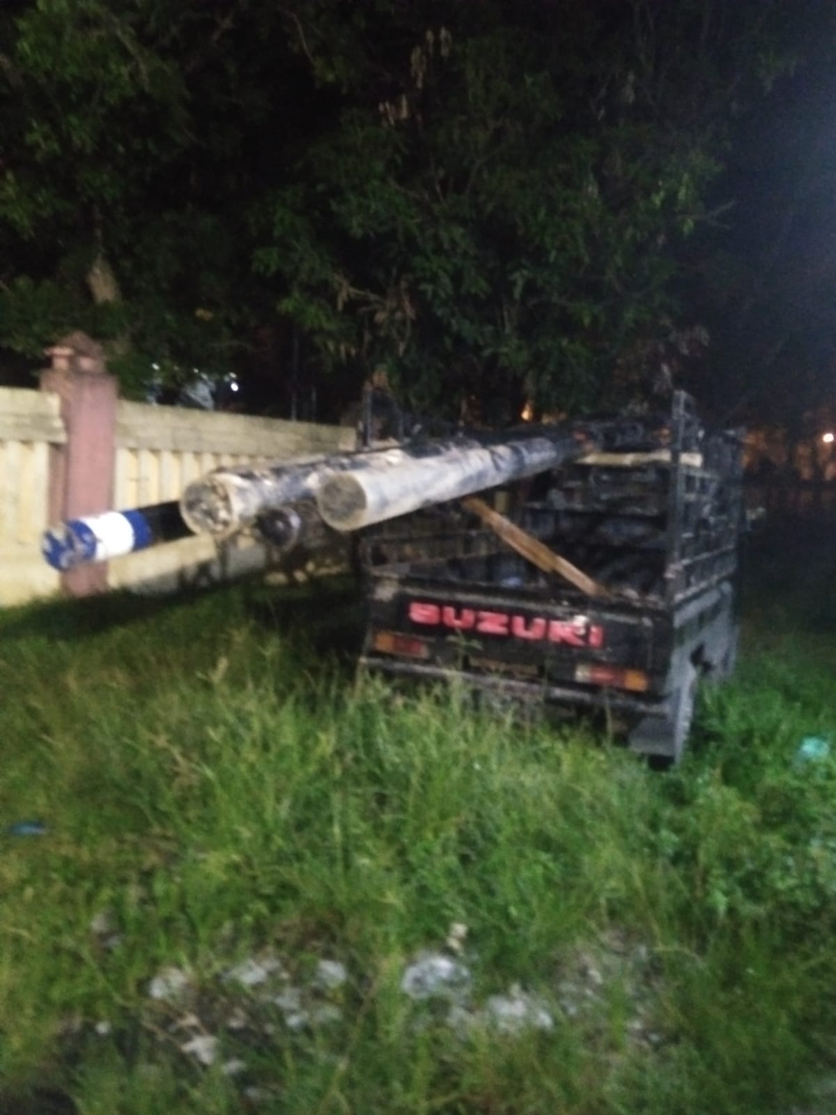 4 Pelaku Pencuri Tiang Fiber Optik Diamankan Polsek Pagar Merbau