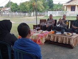 Jumat Curhat, Kapolsek Tanjung Batu Sampaikan Pesan Kapolres Ogan Ilir di Desa Ketiau KABUPATEN OGAN ILIR/ Jumat, 28 Juli 2023 / 12.37.00 WIB