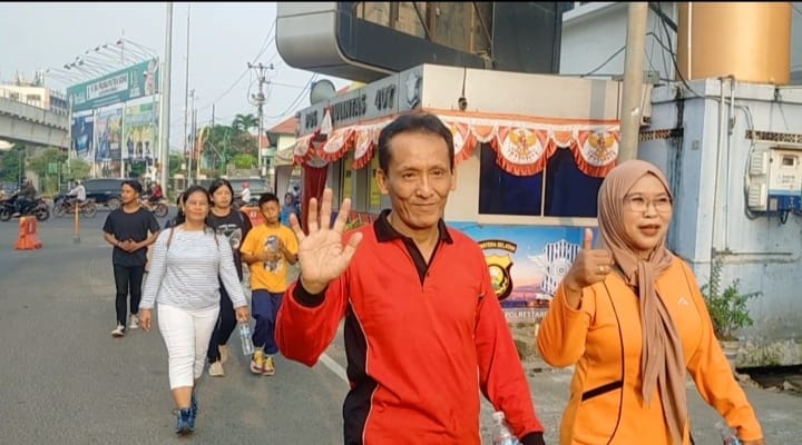 Jalan Sehat Semarakkan HUT 50 Tahun Koperasi Abdi Sesama Palembang
