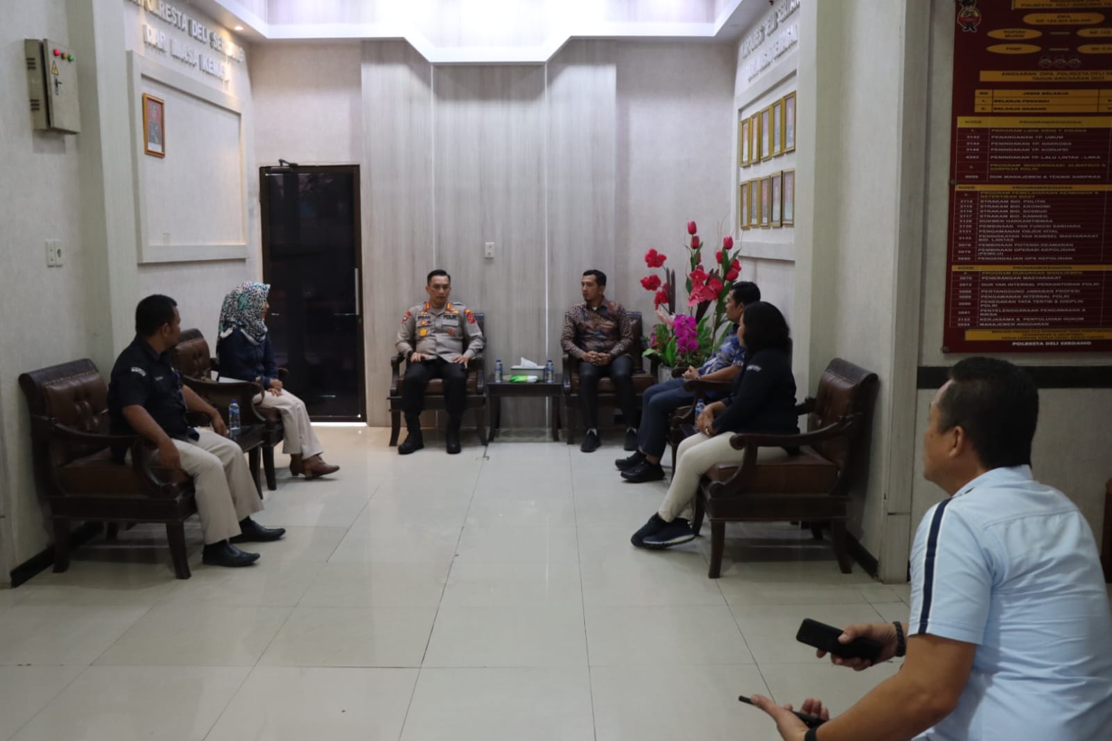 Jelang Pemilu 2024, Polresta Deli Serdang Terima Audiensi KPU Deli Serdang