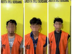 Polresta Deli Serdang Amankan 3 Pengedar Shabu
