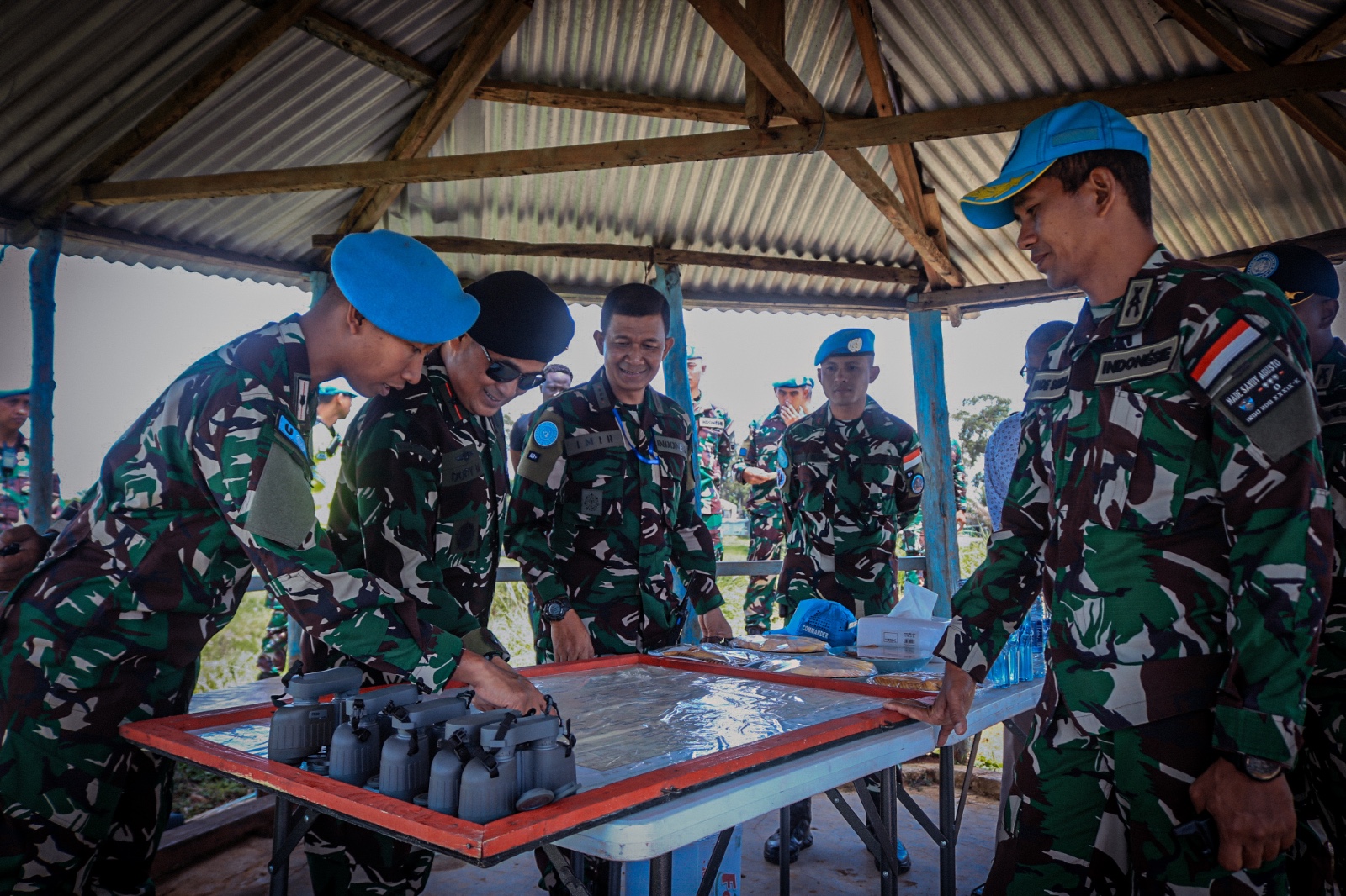 Peninjauan Pelaksanaan Rotasi Satgas di Kompi C Satgas BGC TNI di POB Bogoro Peninjauan Pelaksanaan Rotasi Satgas di Kompi C Satgas BGC TNI di POB Bogoro