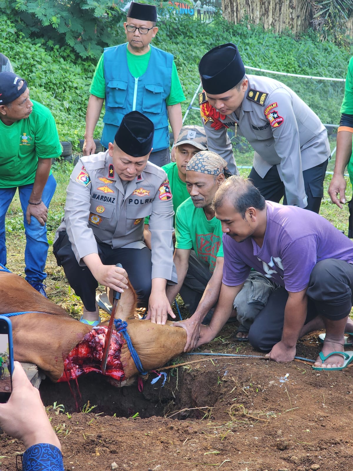 Rayakan Idul Adha 1445 H / 2024 M, Setukpa Lemdiklat Polri Sembelih 56 Ekor Sapi dan 25 Ekor Kambing