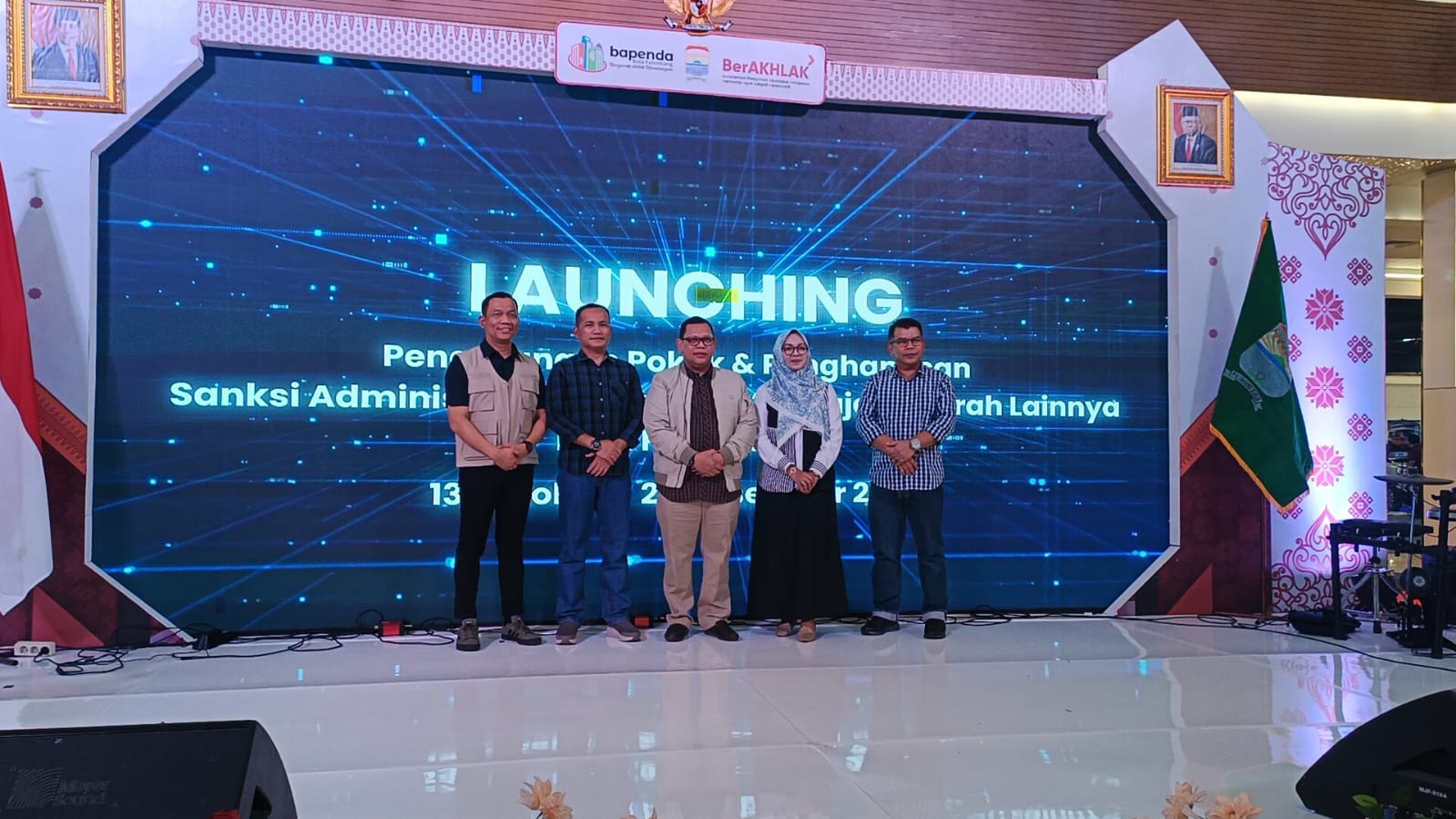 Bapenda Kota Palembang Launching Pengurangan Pokok dan Penghapusan Sanksi Administratif Pajak PBB- P2 dan Pajak Daerah lainnya.