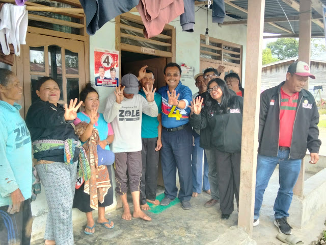 Warga Sitinjo 1 Siap Menangkan Paslon No Urut 4    