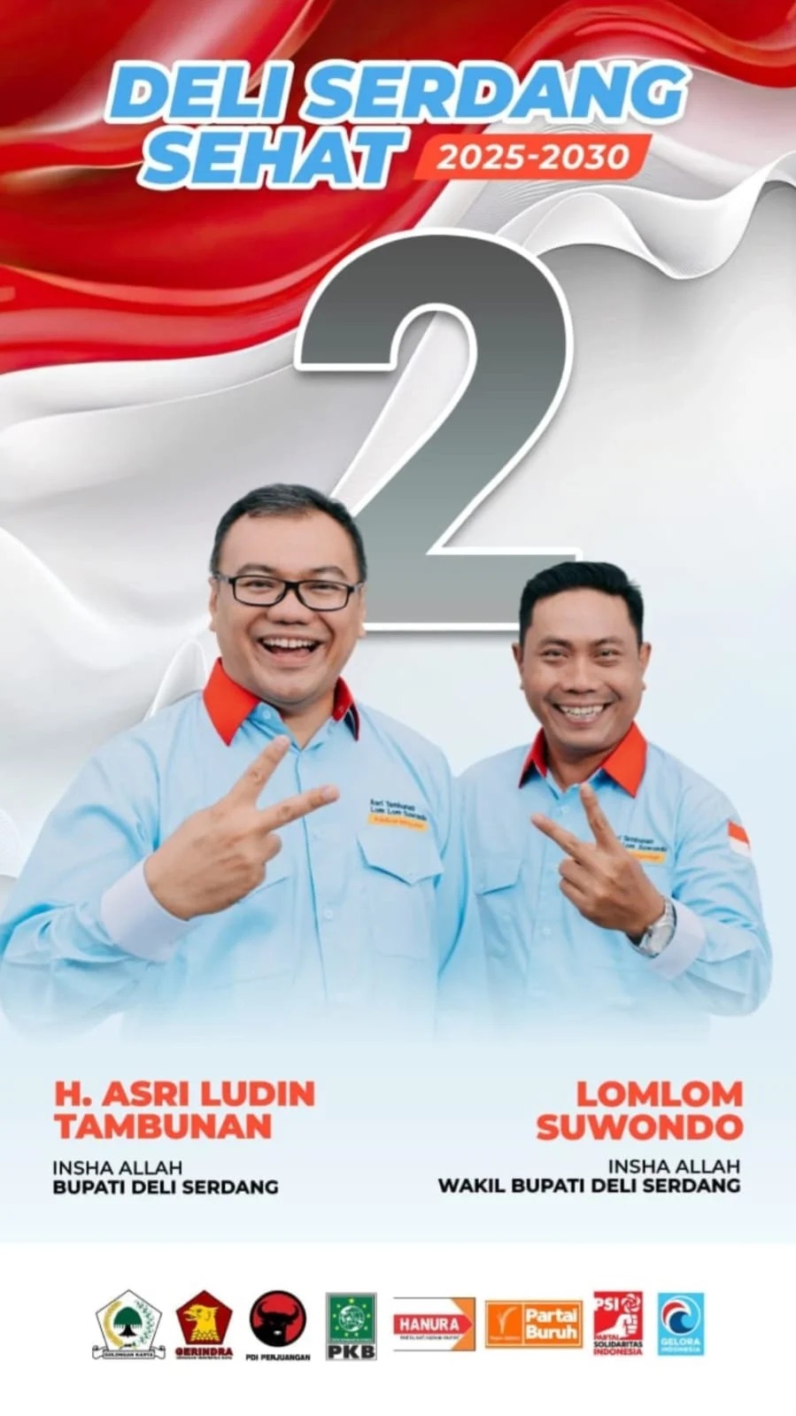 Ketua PMPHI Sumut Gandi Parapat Yakin Asri Ludin Tambunan Menangi Pilkada Deliserdang