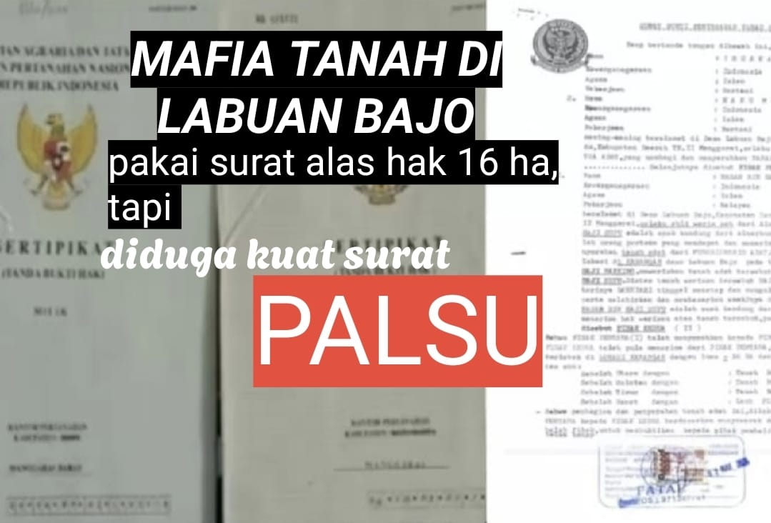 Santosa Kadiman Gunakan Kekuatan Mafia-nya, Menyerobot Tanah 11 Hektar alm. Ibrahim Hanta di Keranga Labuan Bajo Santosa Kadiman Gunakan Kekuatan Mafia-nya, Menyerobot Tanah 11 Hektar alm. Ibrahim Hanta di Keranga Labuan Bajo
