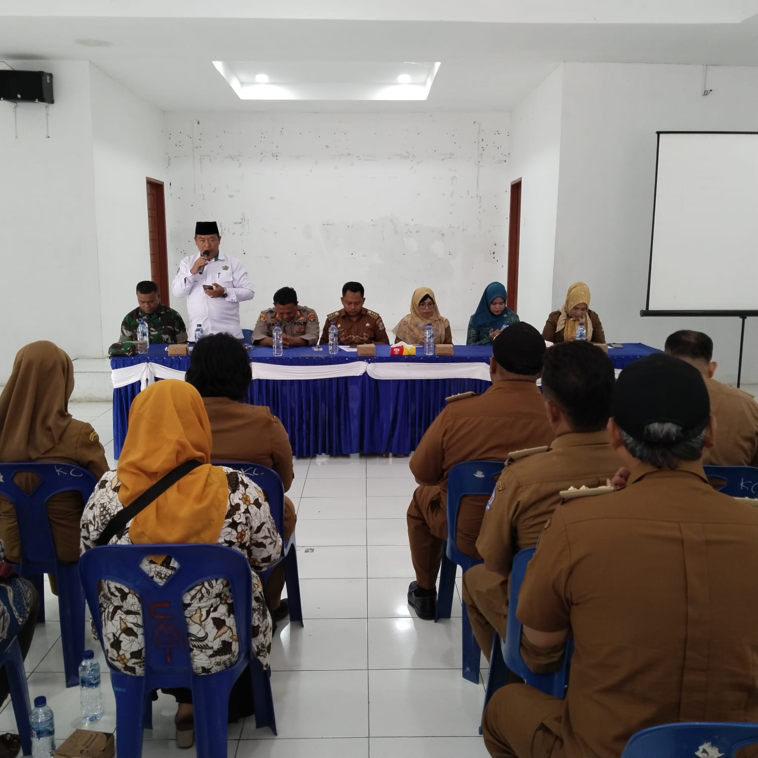 Polresta Deli Serdang Polsek Biru Biru Hadiri Rembuk Stunting Tahun 2025