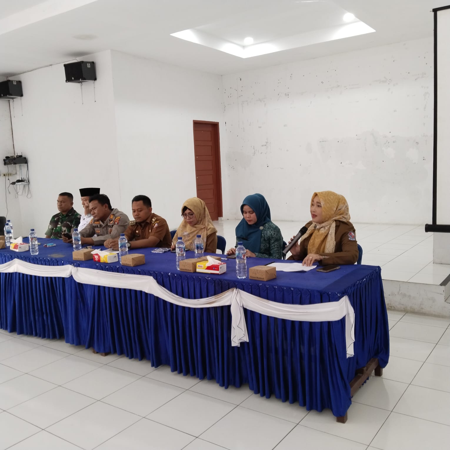 Polresta Deli Serdang Polsek Biru Biru Hadiri Rembuk Stunting Tahun 2025