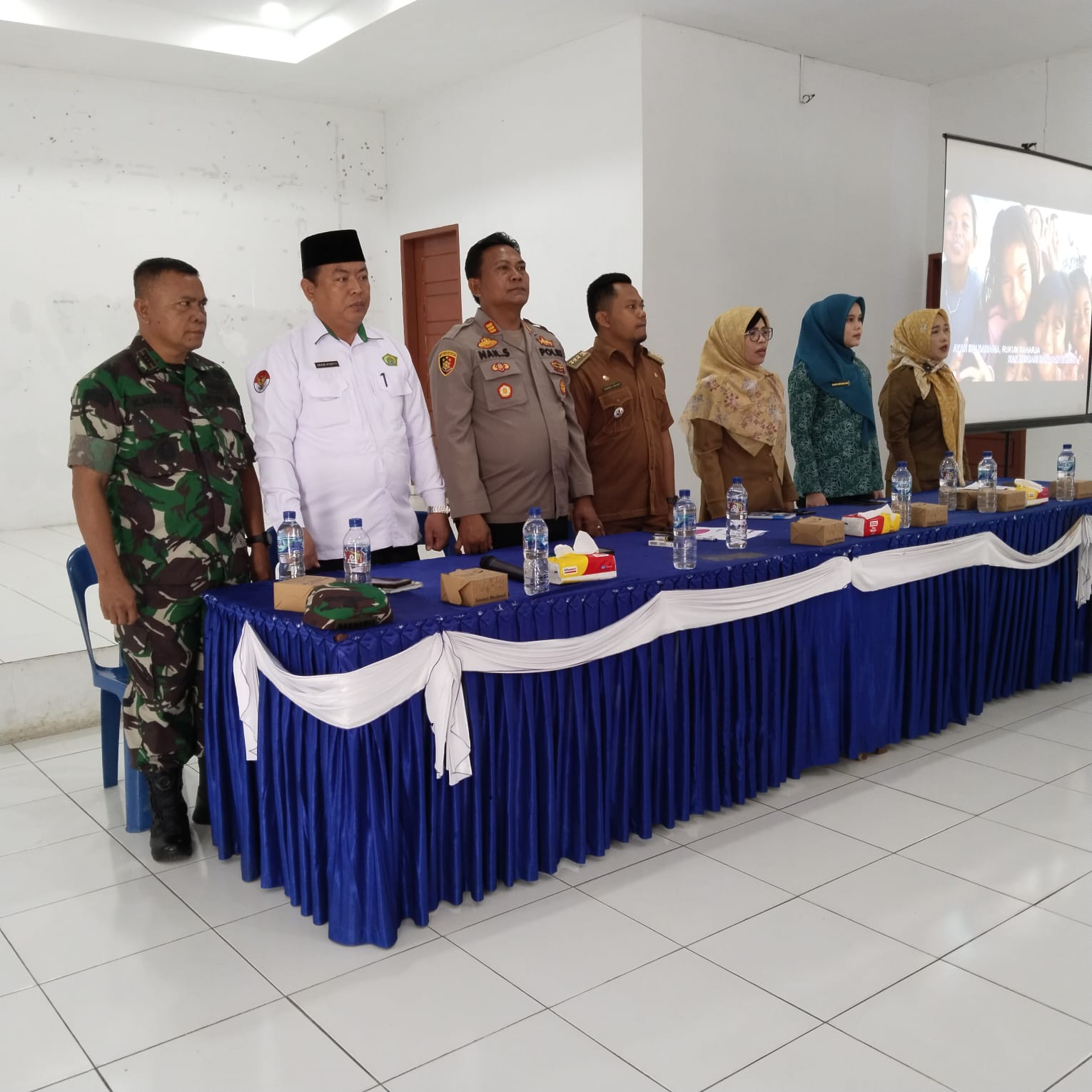 Polresta Deli Serdang Polsek Biru Biru Hadiri Rembuk Stunting Tahun 2025