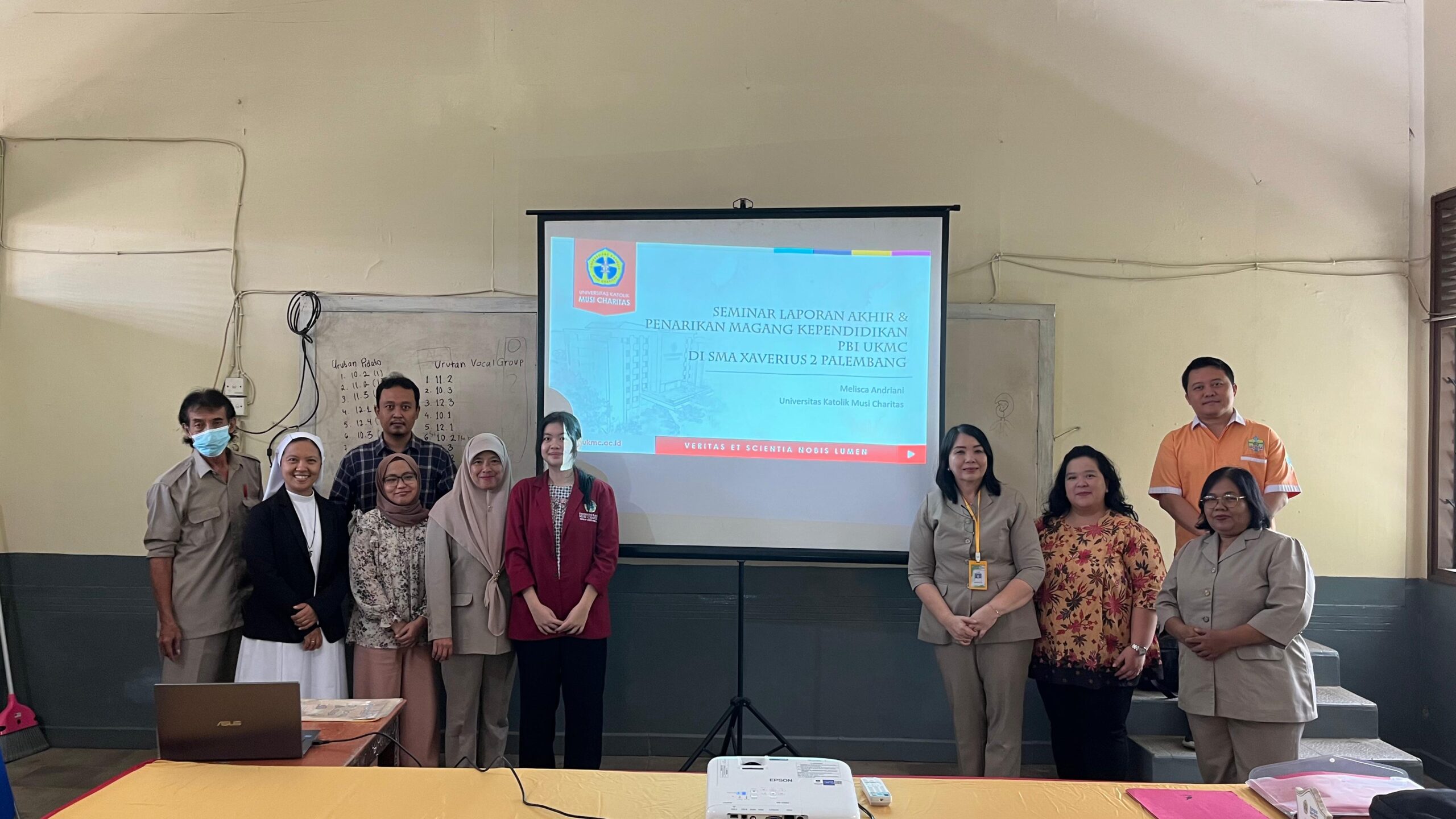 Program Studi PBI UKMC Lakukan Magang Kependidikan di SMA Xaverius 2 Palembang
