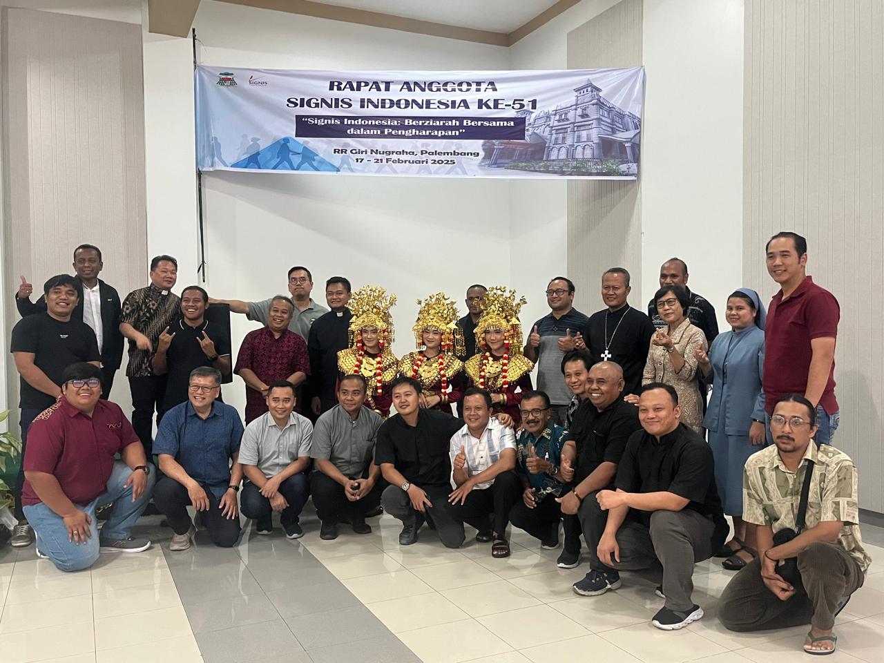 Signis Indonesia Berziarah Bersama Dalam Pengharapan Pada Rapat Anggota ke-51 di Palembang