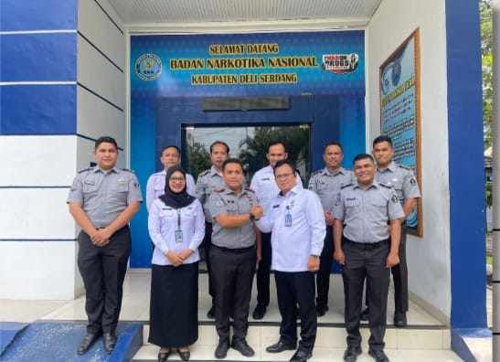 Lapas Lubuk Pakam Kunjungi BNNK Deli Serdang