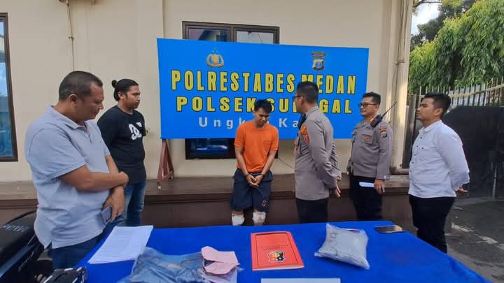 Polsek Sunggal Tembak Pelaku Curanmor Polsek Sunggal Tembak Pelaku Curanmor