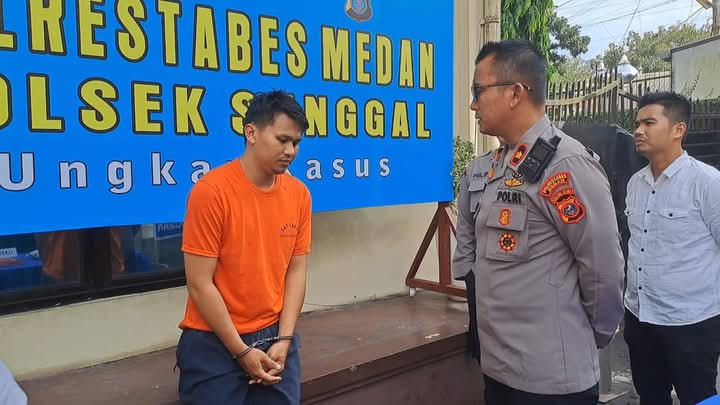 Polsek Sunggal Tembak Pelaku Curanmor Polsek Sunggal Tembak Pelaku Curanmor