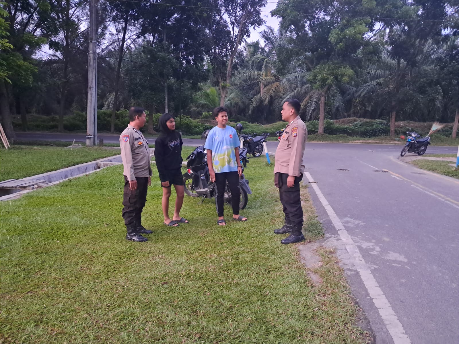 Polresta Deli Serdang Intensifkan Patroli Menyapa Subuh