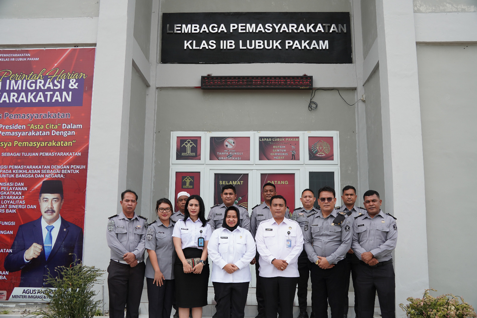 Menyambut Idul Fitri, Dirwatkeshab Kunjungi Lapas Lubuk Pakam : Pastikan Layanan Kesehatan WBP Baik