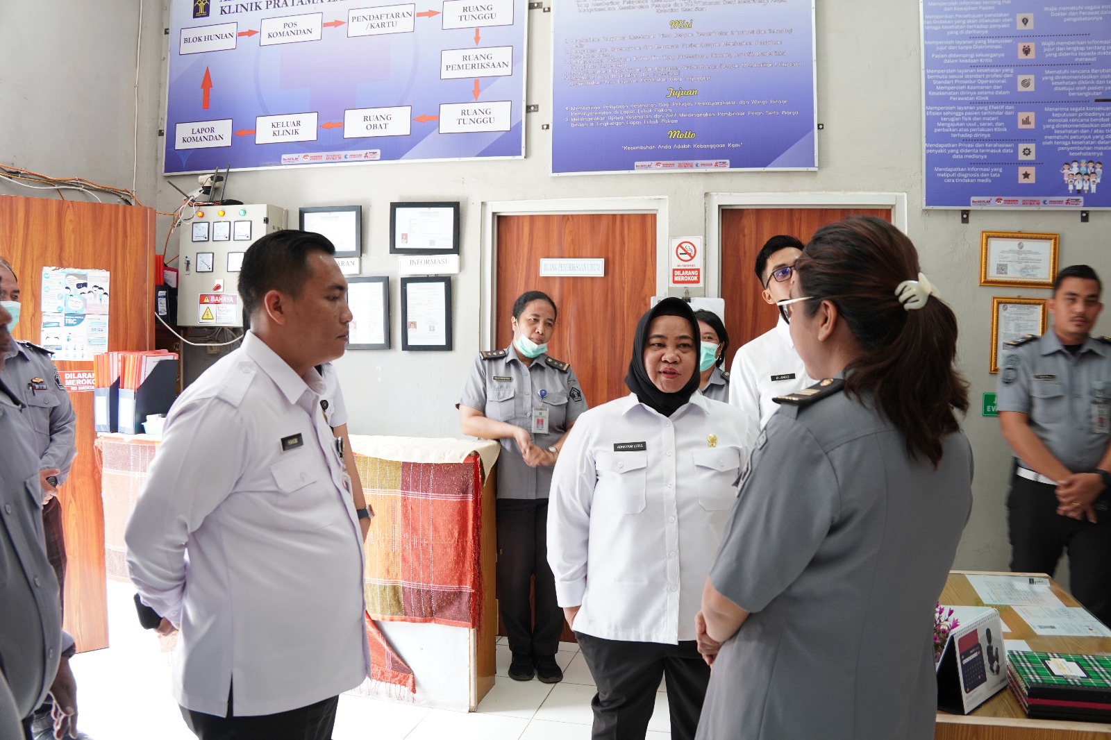 Menyambut Idul Fitri, Dirwatkeshab Kunjungi Lapas Lubuk Pakam : Pastikan Layanan Kesehatan WBP Baik
