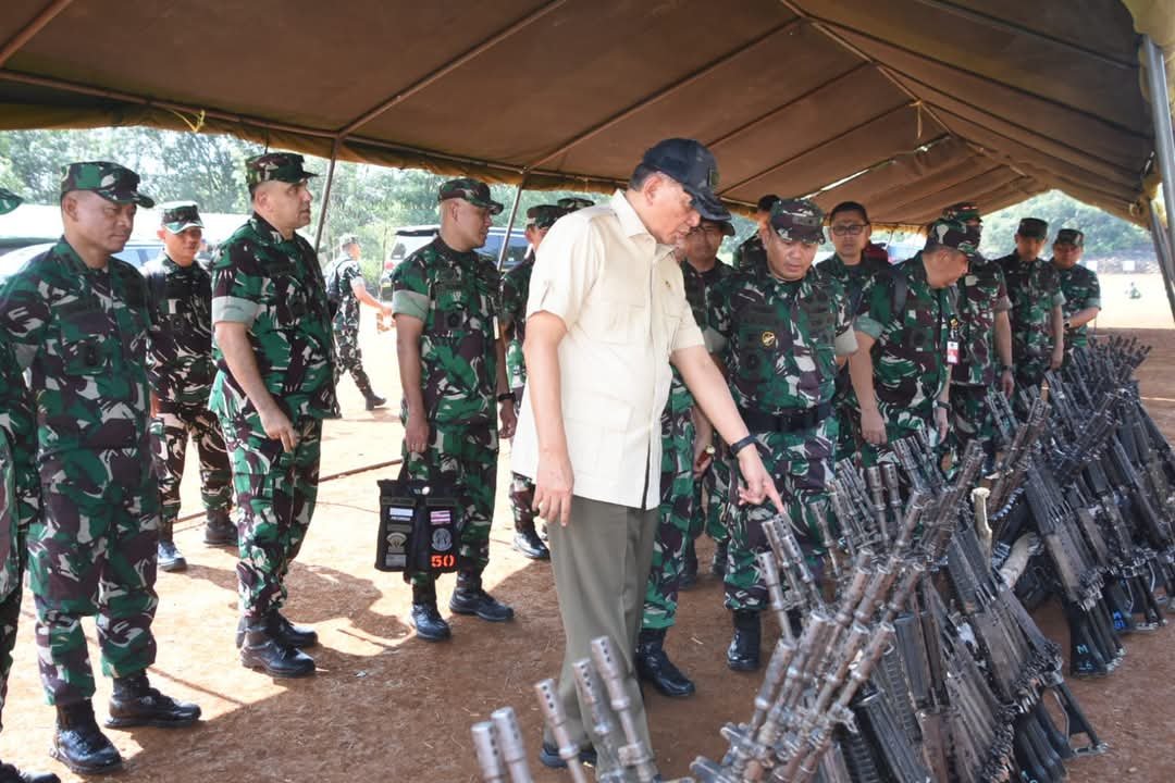 Danrem 044/Gapo Ikuti Rangkaian Kunjungan Kerja Menhan di Secata Rindam II/Swj Danrem 044/Gapo Ikuti Rangkaian Kunjungan Kerja Menhan di Secata Rindam II/Swj