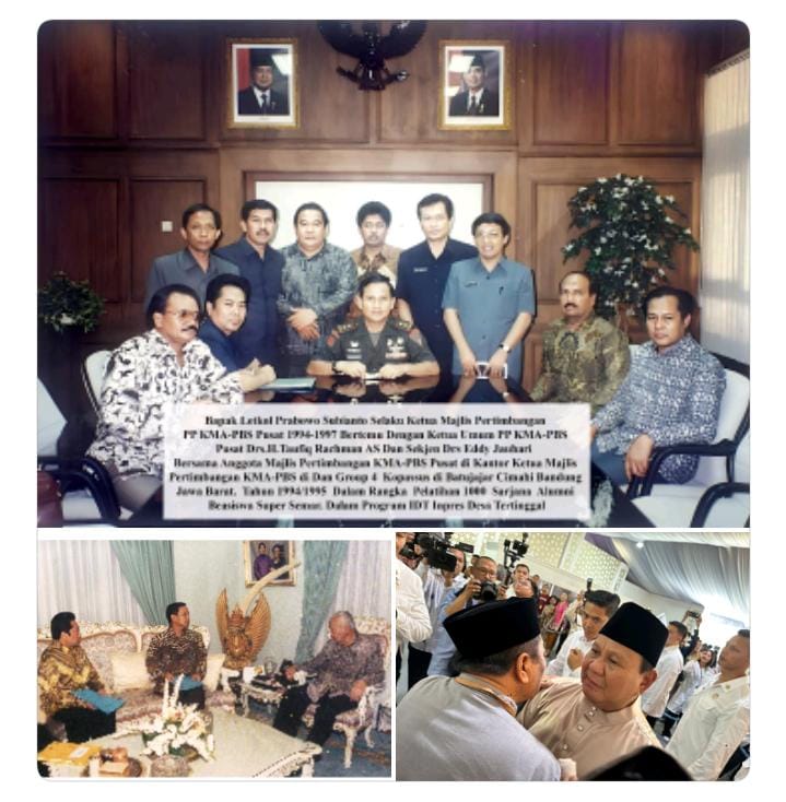 Sosok Presiden Prabowo Subianto Di Mata H. M. Taufiq R. Abdul Syakur Ketua Umum KMA Penerima Beasiswa Supersemar 