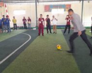 Dalam Rangka Hut Bhayangkara Ke-79 Polres Ogan Ilir,Membuka Turnamen Futsal