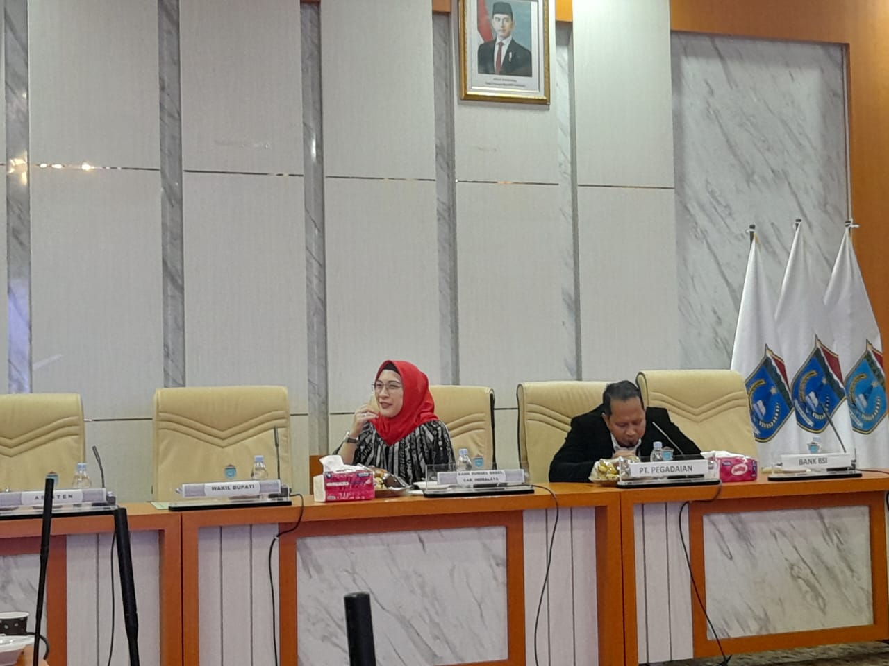 Bagian Perekonomian Ogan Ilir Sosialisasikan UMKM bersama Warga Desa Sungai Rotan