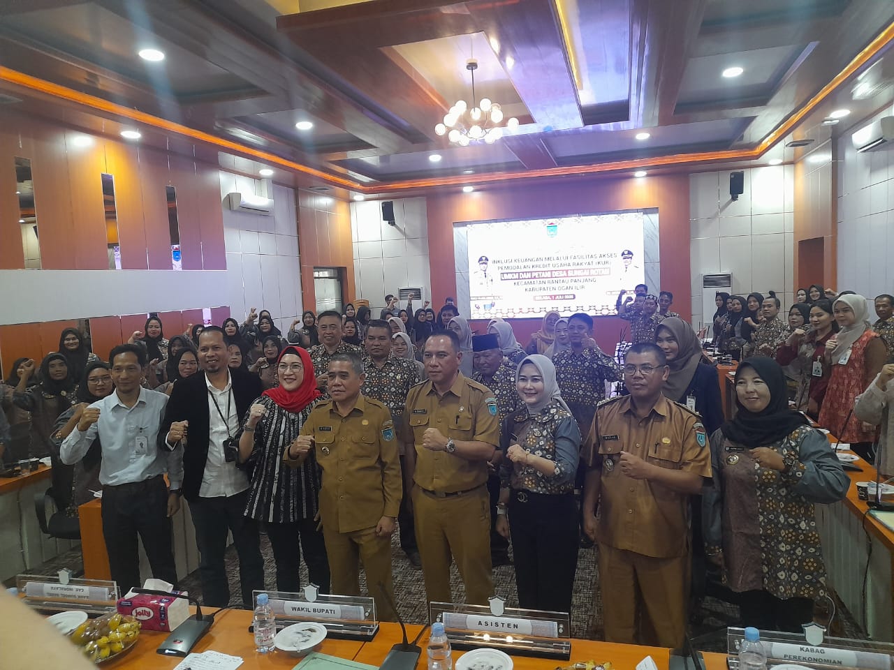 Bagian Perekonomian Ogan Ilir Sosialisasikan UMKM bersama Warga Desa Sungai Rotan