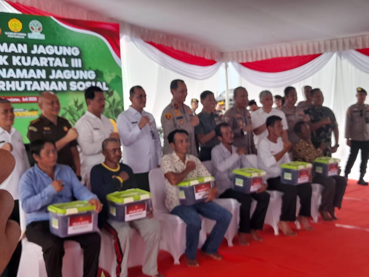 Wakapolda Sumsel Hadiri Penanaman Jagung Kuartal III, Dukung Wujudkan Swasembada Pangan Nasional