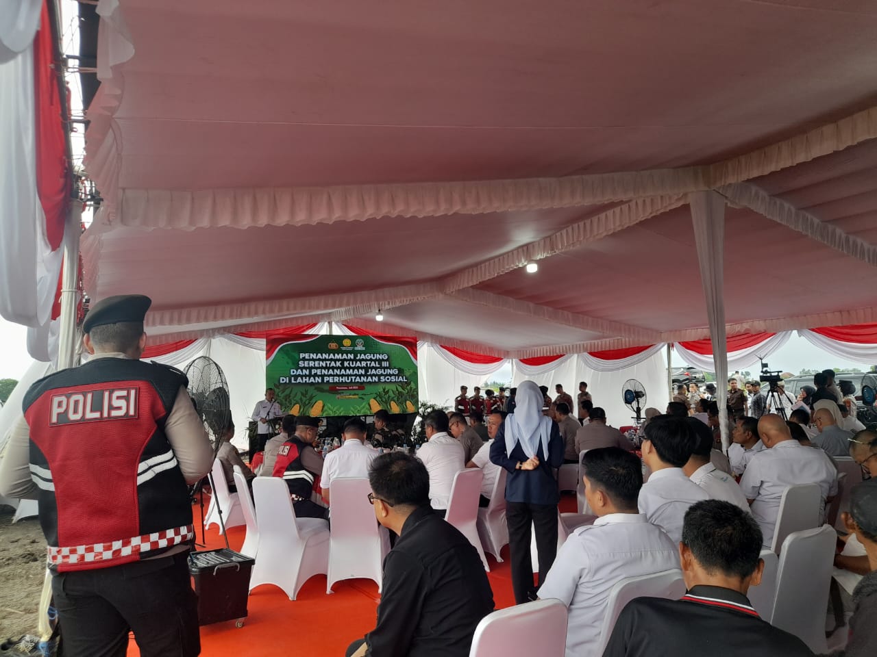 Wakapolda Sumsel Hadiri Penanaman Jagung Kuartal III, Dukung Wujudkan Swasembada Pangan Nasional