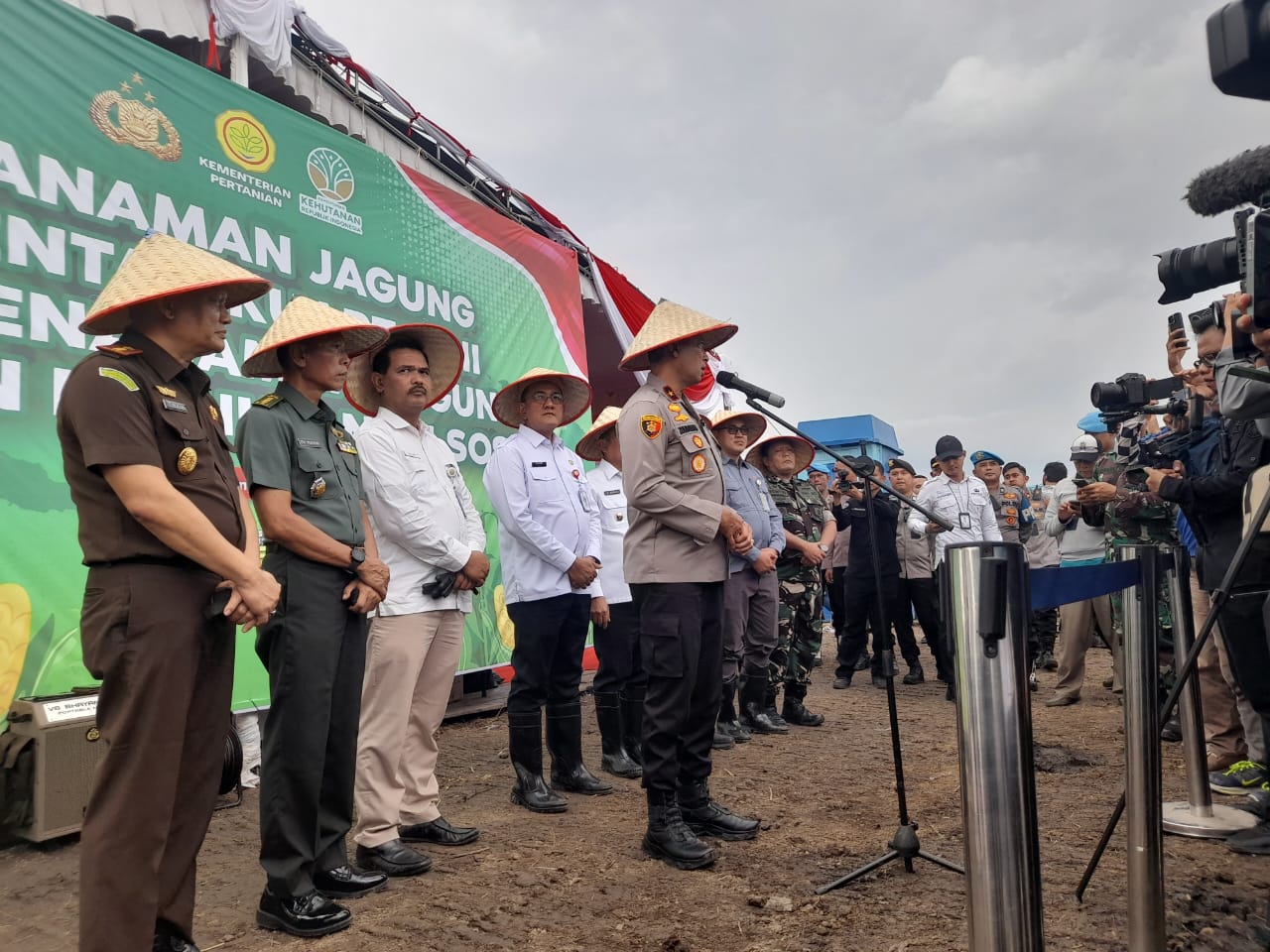 Wakapolda Sumsel Hadiri Penanaman Jagung Kuartal III, Dukung Wujudkan Swasembada Pangan Nasional