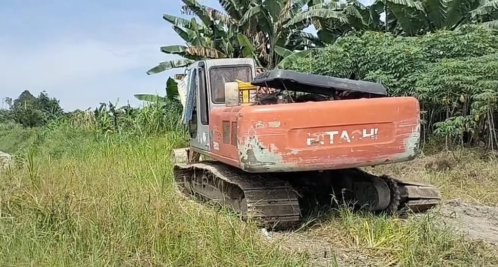 Hari Kedua Penertiban Galian C Ilegal, Excavator Raib