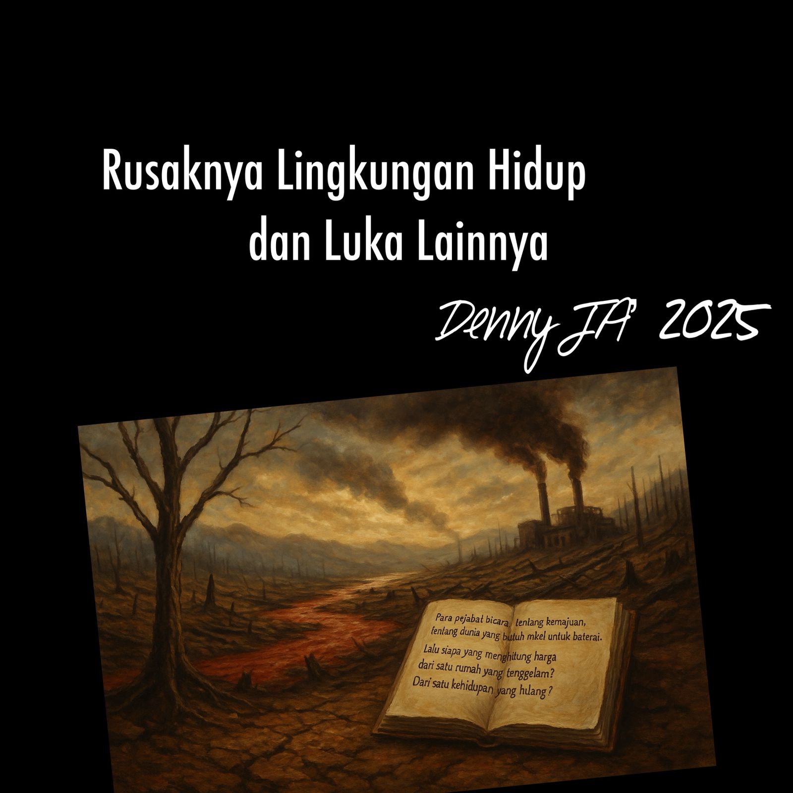 RUSAKNYA LINGKUNGAN HIDUP DAN LUKA LAIN - Pengantar untuk Antologi Buku Puisi Esai “Luka Sejarah Bunga Bangsa”
