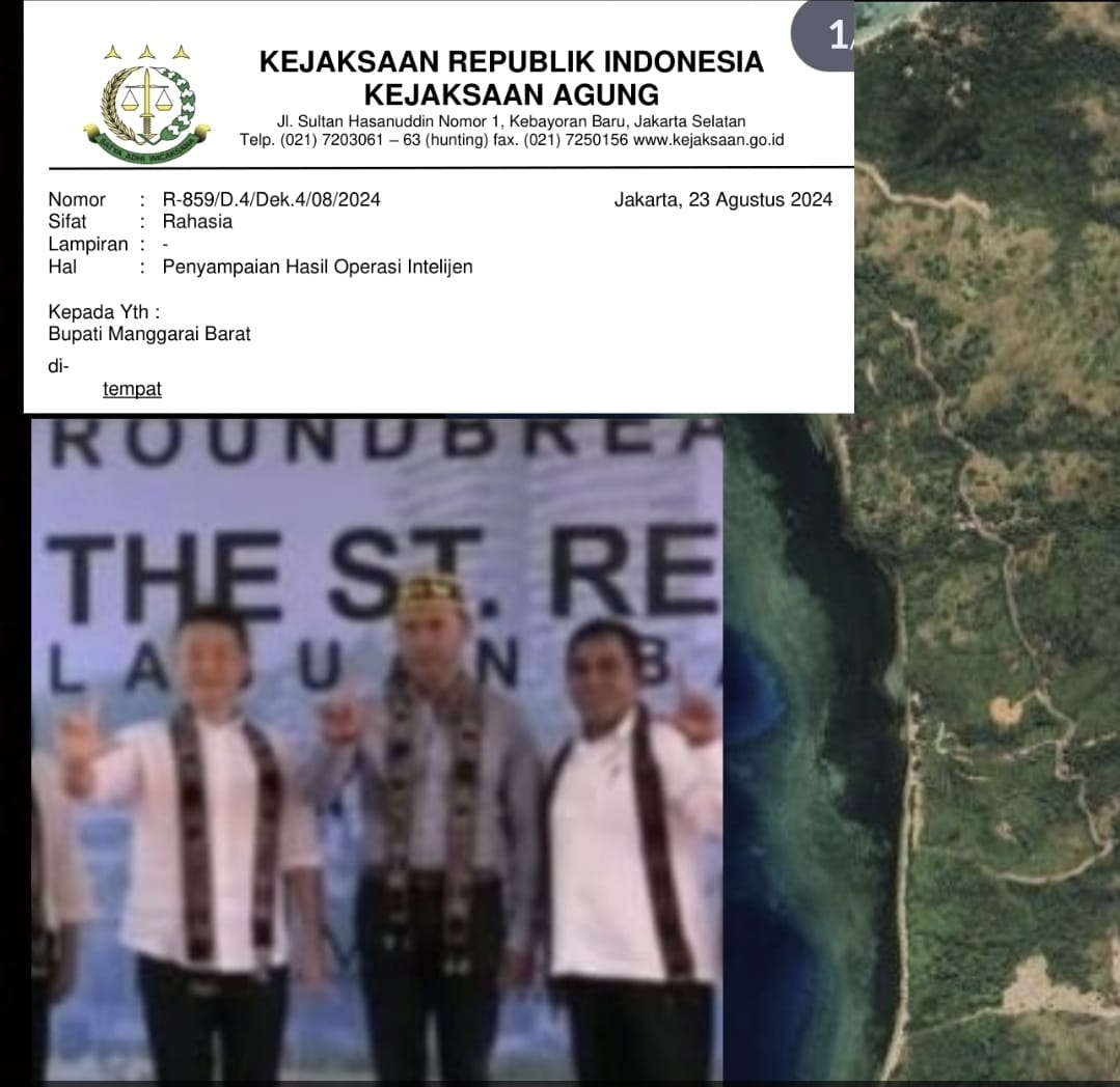 Surat Satgas Mafia Tanah Kejagung RI kepada Bupati Mabar, 5 Warga Labuan Bajo Ajukan Gugatan Baru Ke St Regist Hotel Surat Satgas Mafia Tanah Kejagung RI kepada Bupati Mabar, 5 Warga Labuan Bajo Ajukan Gugatan Baru Ke St Regist Hotel