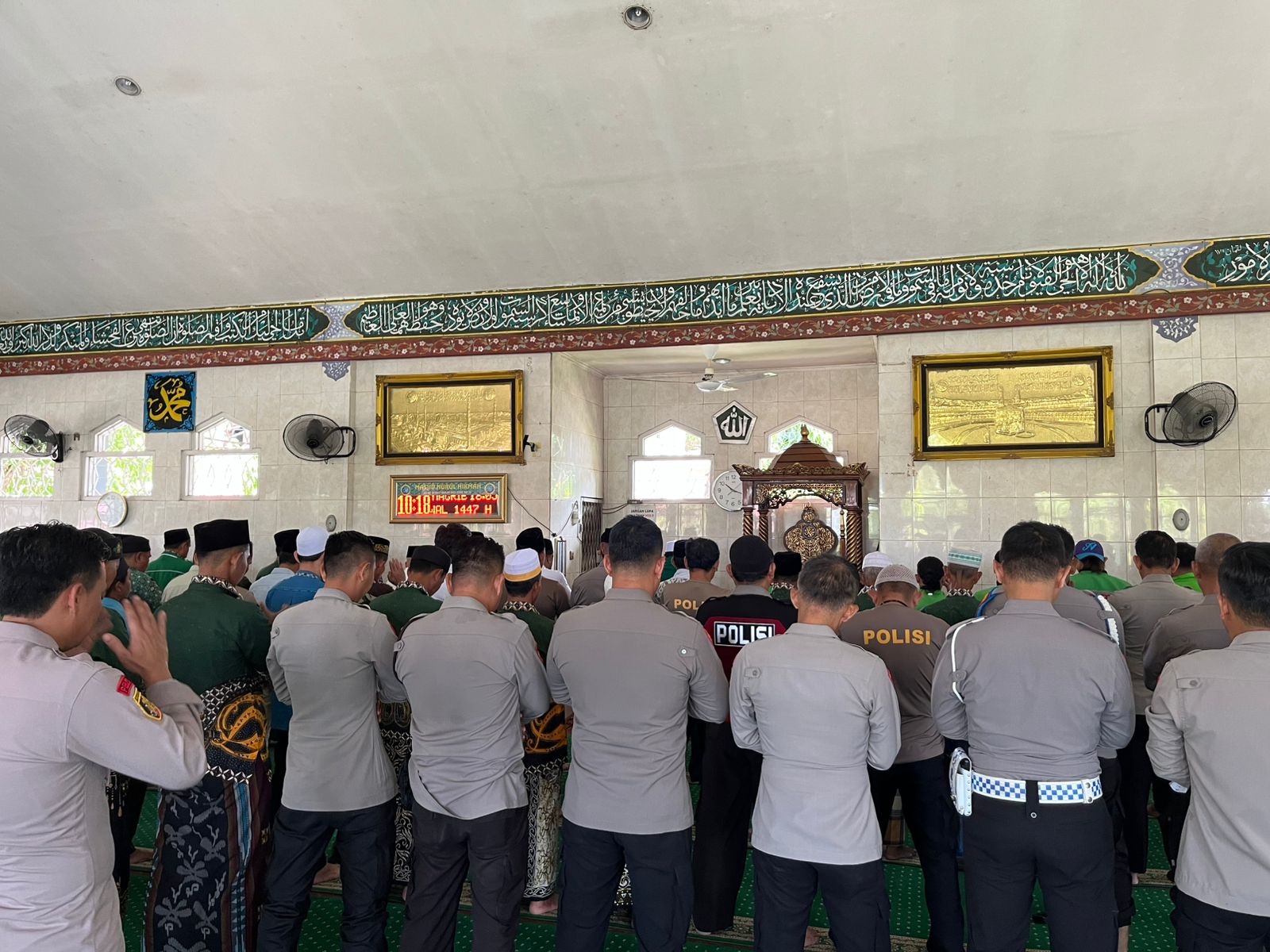Polres Ogan Ilir Gelar Sholat Ghaib dan Doa Bersama untuk Keamanan dan Keselamatan Seluruh Bangsa Indonesia, Terutama di Wilayah Kabupaten Ogan Ilir