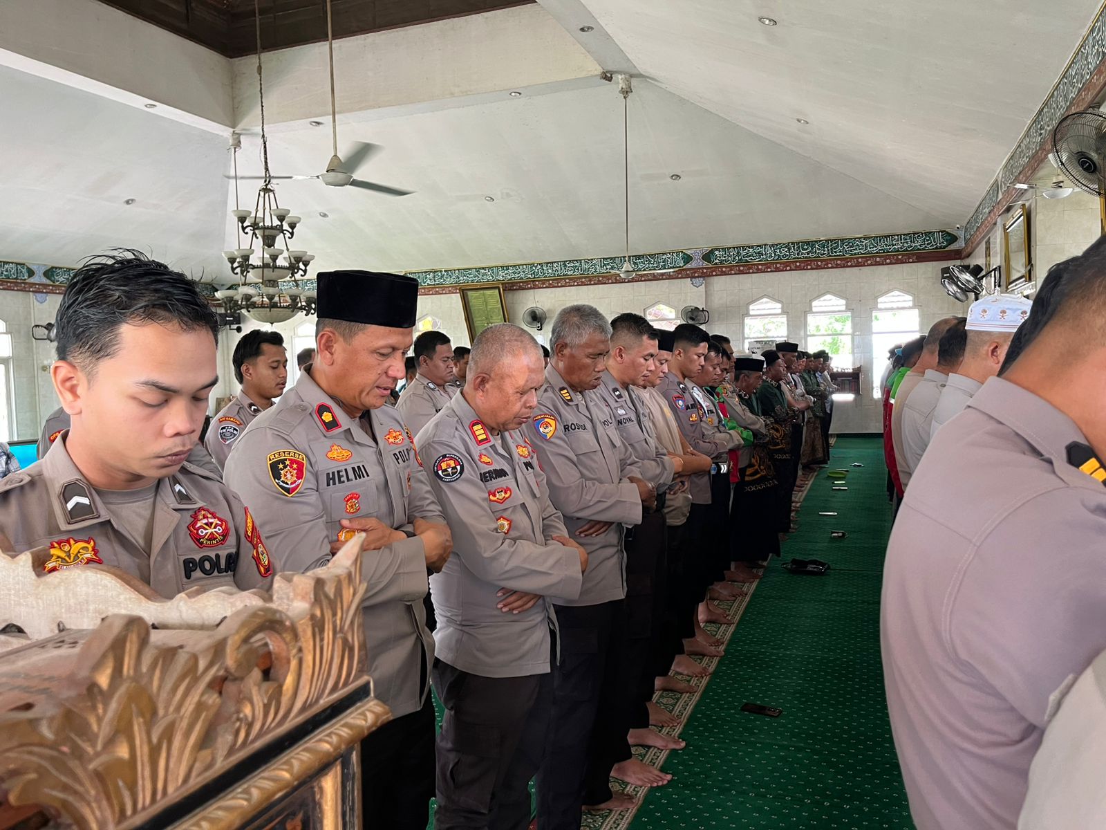 Polres Ogan Ilir Gelar Sholat Ghaib dan Doa Bersama untuk Keamanan dan Keselamatan Seluruh Bangsa Indonesia, Terutama di Wilayah Kabupaten Ogan Ilir